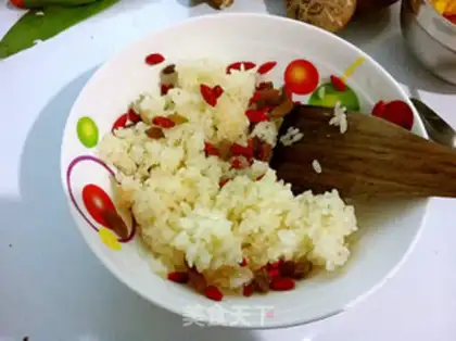 Make Pumpkin rice step 5