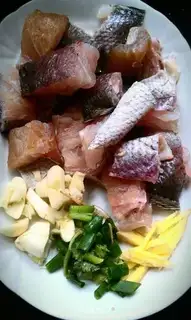 Make A salted fish step 0
