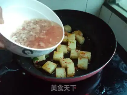 Make Meat and tofu step 7