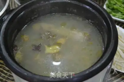 Make Chicken bone soup pan step 1
