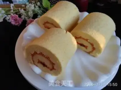Make Strawberry jam cake rolls step 23