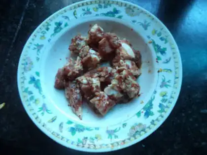 Make Fried pork crumbs step 2