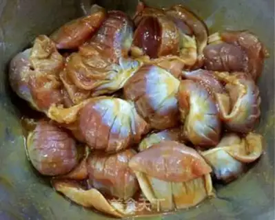 Make Garlic sesame roast chicken step 7