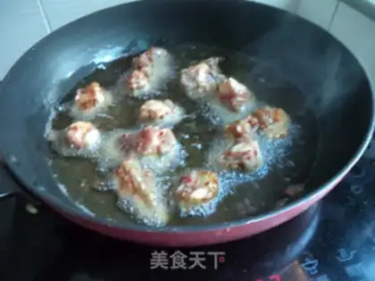 Make Fried pork crumbs step 6