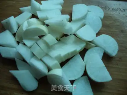 Make Spicy radish step 1