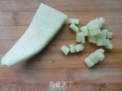Make Watermelon cheese chip step 3