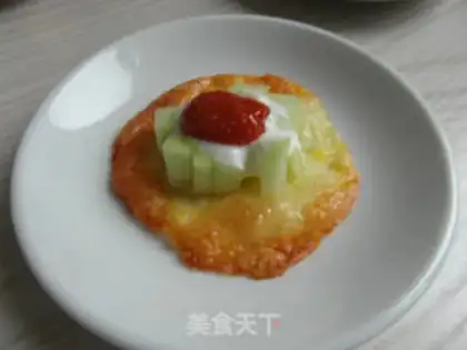 Make Watermelon cheese chip step 4
