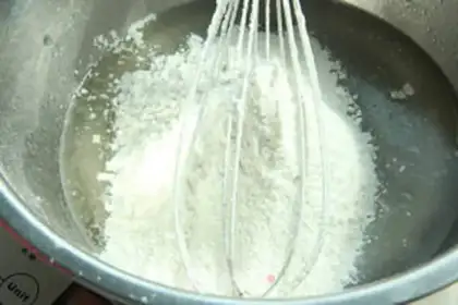 Make The lava cake step 1