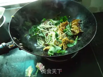 Make Mocked egg noodles step 9