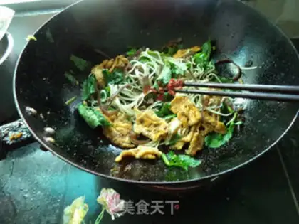 Make Mocked egg noodles step 10