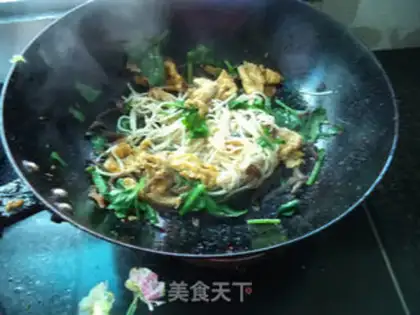 Make Mocked egg noodles step 11