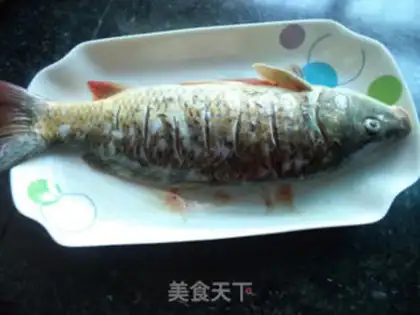 Make Bean petals for carp step 1