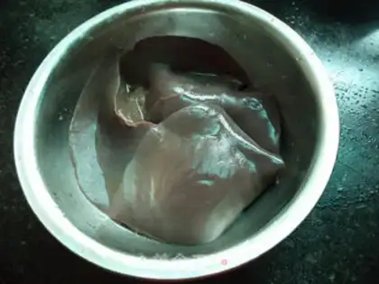 Make Beef-flavored liver step 1