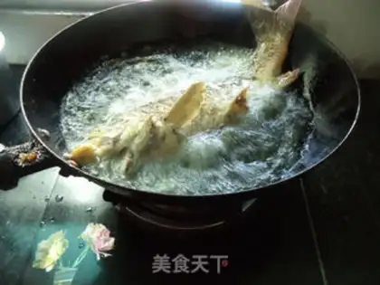 Make Bean petals for carp step 5