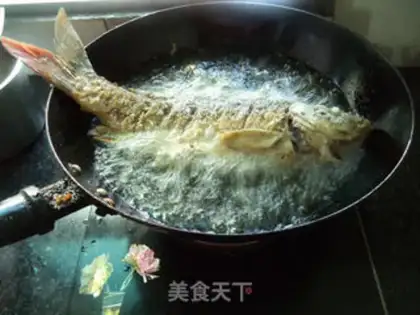 Make Bean petals for carp step 6