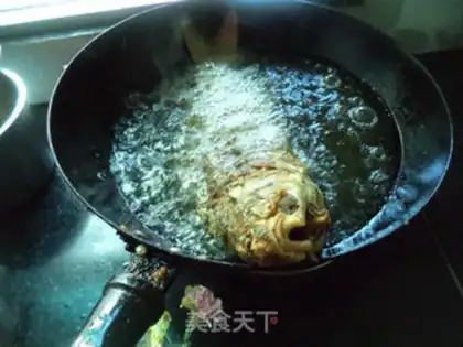 Make Bean petals for carp step 7
