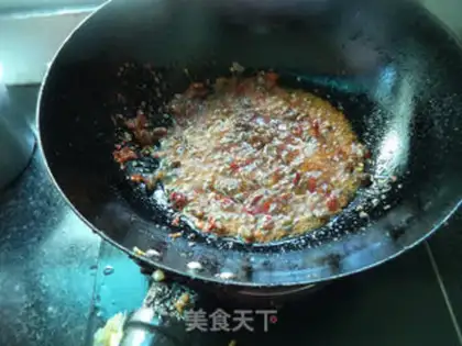 Make Bean petals for carp step 11