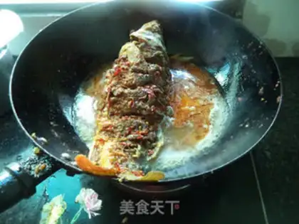Make Bean petals for carp step 12