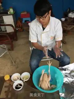 Make Chickens in the sea cucumber kiln step 4