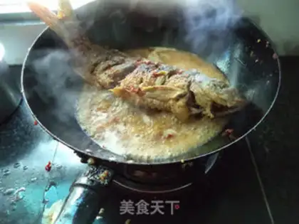 Make Bean petals for carp step 14