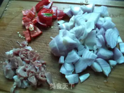 Make Onion slices step 1