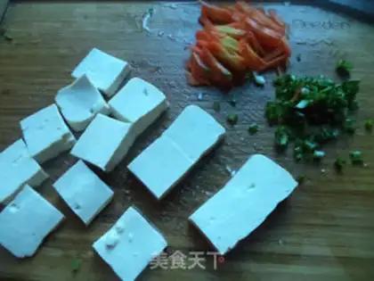 Make Fried tofu step 1