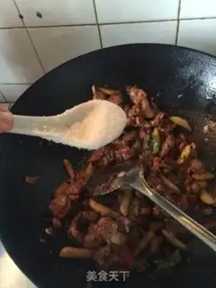 Make Spicy dry rabbit step 8