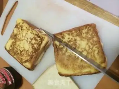 Make Strawberry cheese toast sandwich step 8