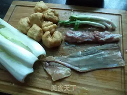 Make Squid gravy step 0