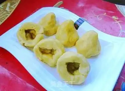 Make Egg yolk corn nest step 7