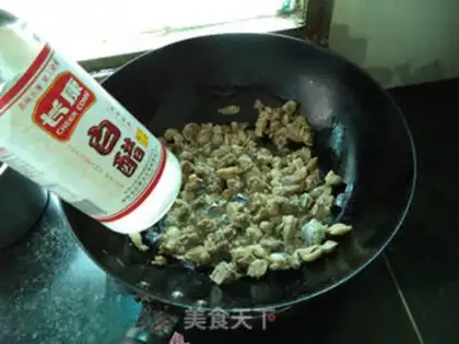 Make Sour cucumber fried duck step 2