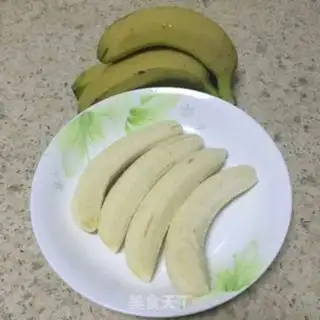 Make oatmeal fried bananas step 0
