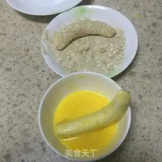 Make oatmeal fried bananas step 2
