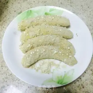 Make oatmeal fried bananas step 3