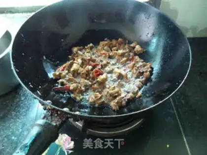Make Sour cucumber fried duck step 7