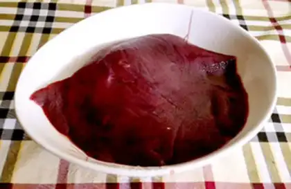 Make Flaming liver tip step 0