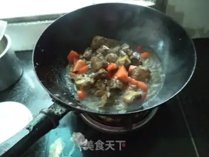 Make Carrot burn ribs step 9