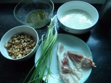 Make Rice for rice and green beans step 0