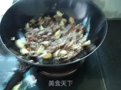 Make Garlic beef silk step 9
