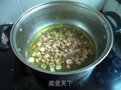 Make Rice for rice and green beans step 2