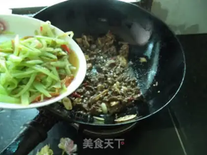 Make Garlic beef silk step 11