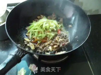 Make Garlic beef silk step 12