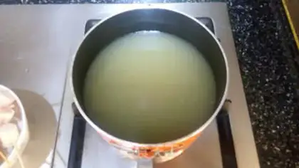 Make Japanese Kandong step 1