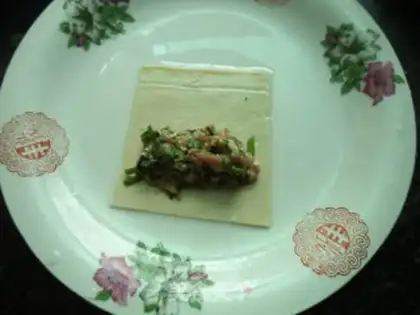 Make Tofu rolls step 3