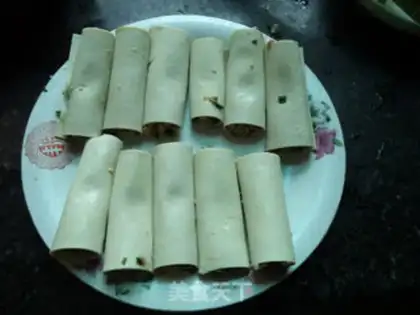 Make Tofu rolls step 5