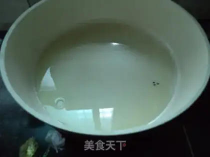 Make Sesame soup step 1