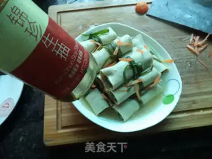 Make Tofu rolls step 9