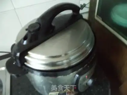 Make Rice for rice and green beans step 11