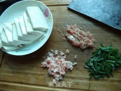 Make Shrimp tofu step 0
