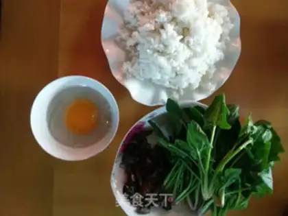 Make Egg fried rice step 0